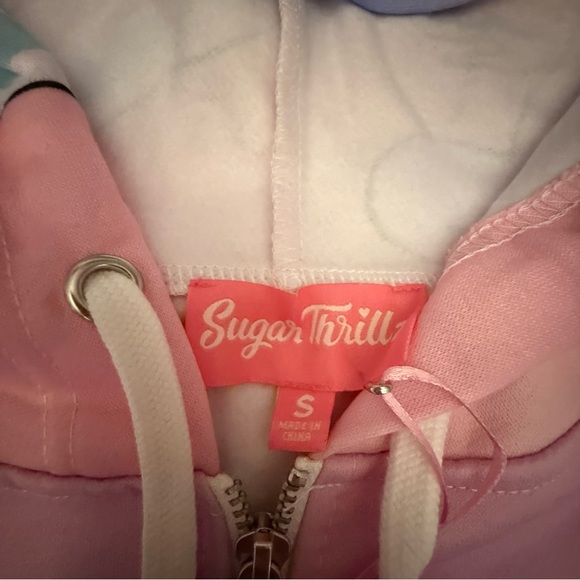♥️ Sugar Thrillz Sick of Love F This Valentines Teddy Hoodie Small Dolls Kill 🧸🧸 - Picture 10 of 16